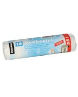 Sacs Poubelle avec poignée - 35 litres - Transparent STARPAK Lot de 15