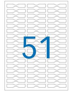 AGIPA Etiquettes adhésives blanches multi-usages  52.5 x 29.7 mm - 100984