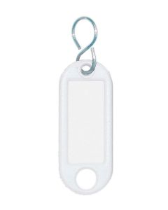 Lot de 10 Porte-clés - Blanc - Crochet en S WEDO