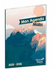 Agenda Scolaire 2025/2026 - Mon Agenda Malin - 210 x 297 mm QUO VADIS