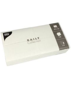 Serviettes de Table Bistro - 320 x 320 mm - Blanc PAP STAR Lot de 150